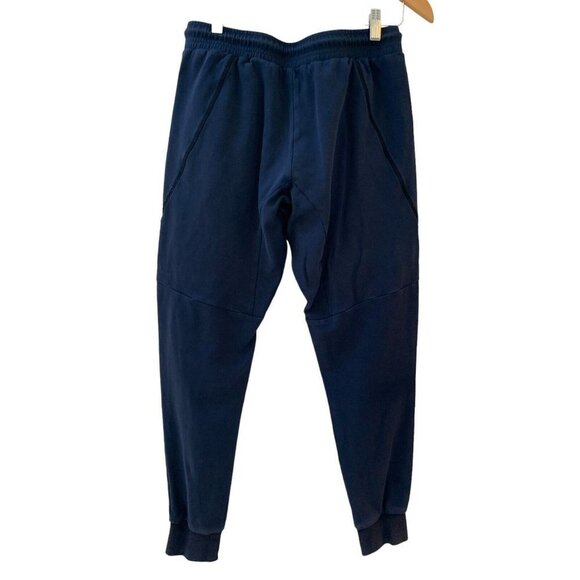 Hera x Hero Mens Dual Jogger Sweatpants Activewear Navy Blue M - Picture 4 of 7